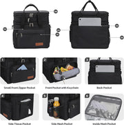 23L Insulated Expandable Lunch Cooler Bag
