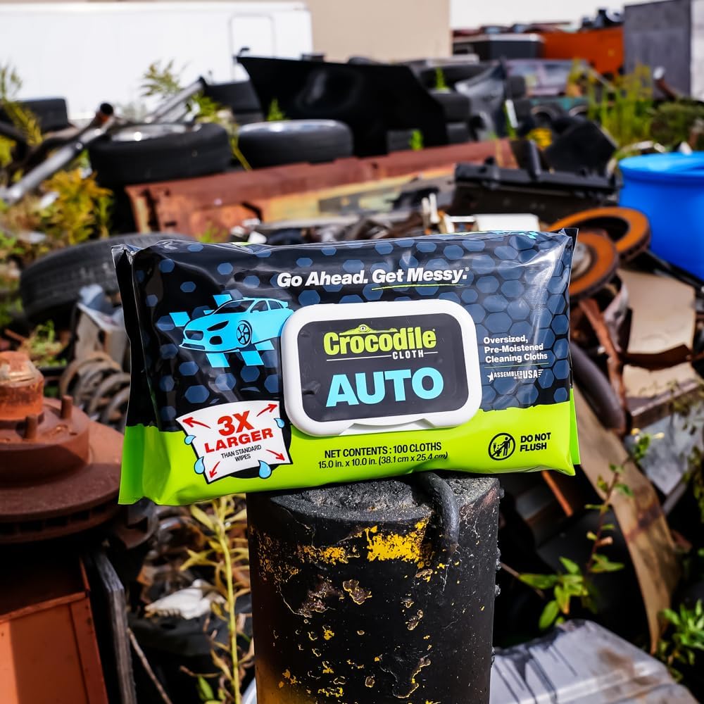 Auto Degreasing Hand & Tool Wipes – 100 Count