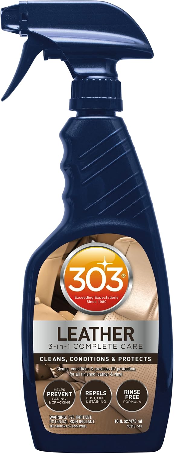 3-in-1 Leather Cleaner, Conditioner & Protectant – 16 fl oz