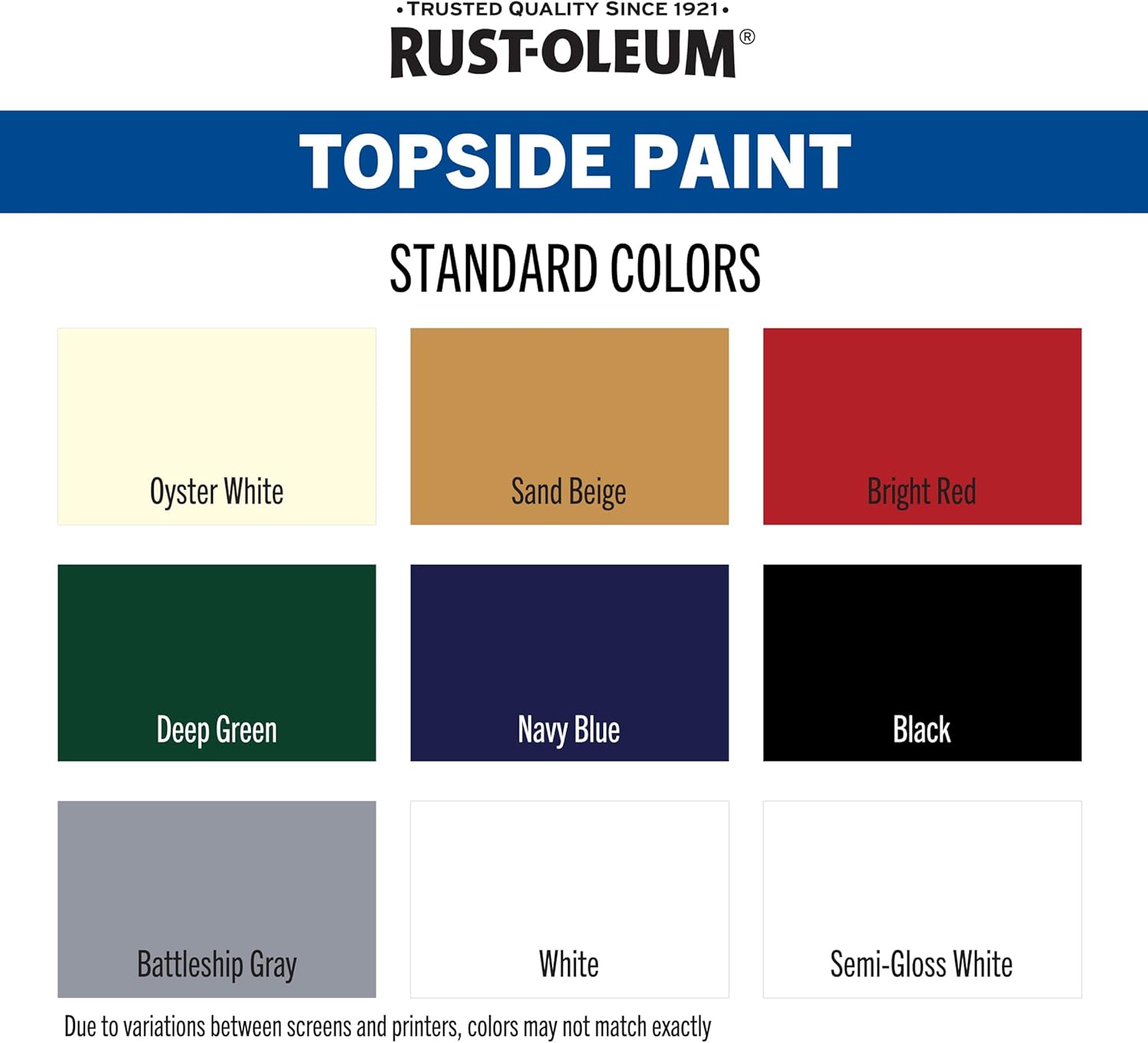 Marine Topside Paint – White, Quart