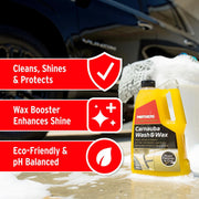 Carnauba Car Wash & Wax Shampoo – 64 oz