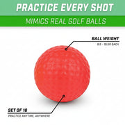 Foam Golf Practice Balls with Storage Bag