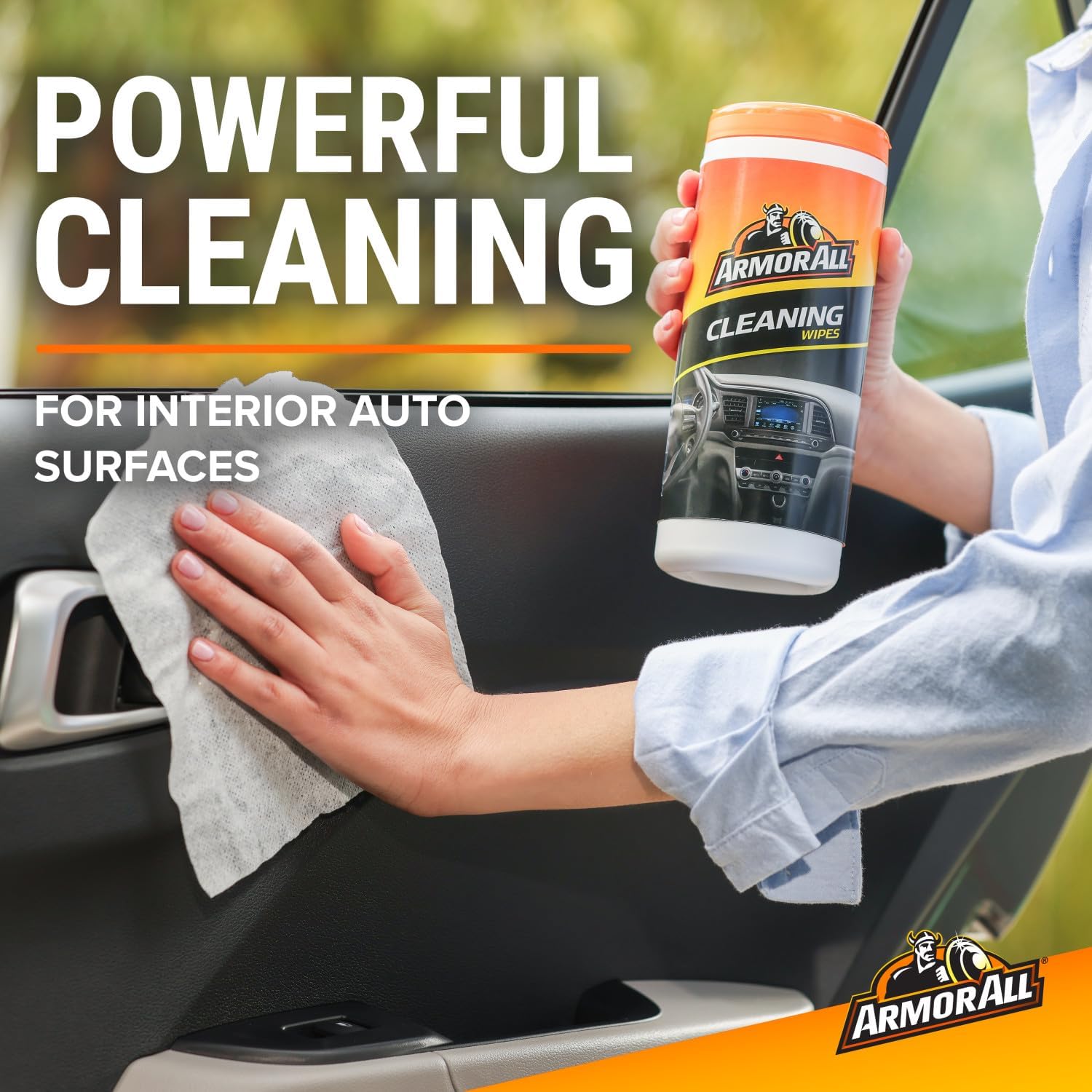 Armor All Car Cleaning Wipes – 90 Count, Dashboard & Interior