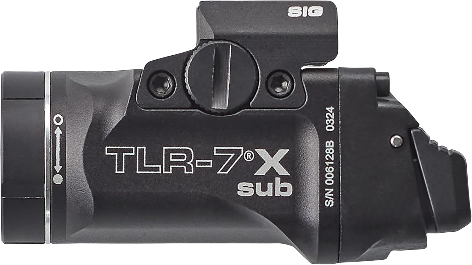 Compact Rail-Mounted Tactical Flashlight