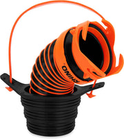 Flexible 3-in-1 RV Sewer Hose Adapter & Drain Seal