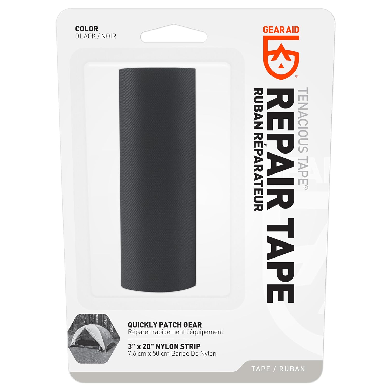 GEAR AID Tenacious Tape Nylon Fabric Repair Tape – 3" x 20" Roll