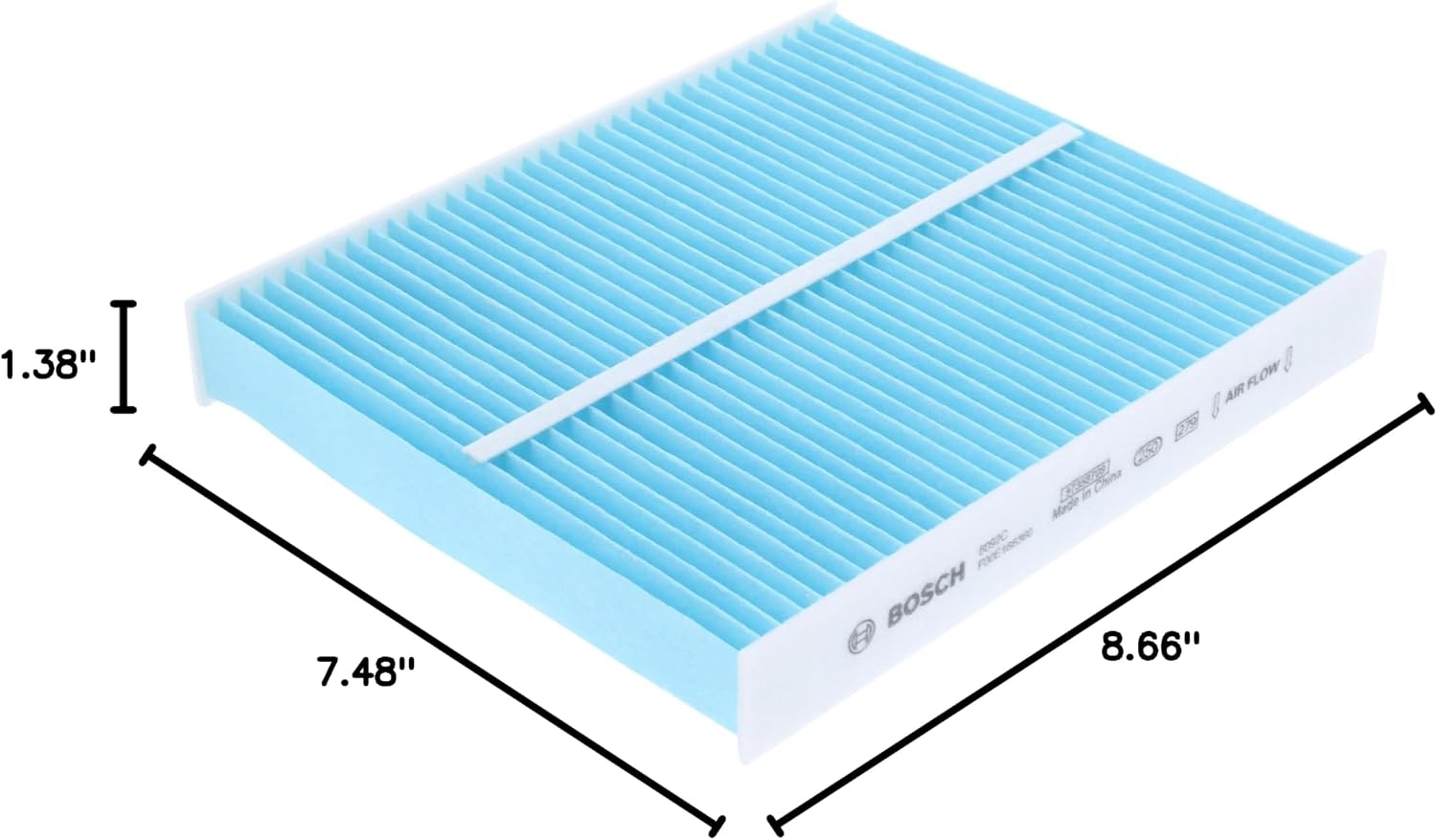 HEPA Cabin Air Filter with 3-Layer Protection