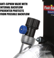 45-Degree RV Reverse Flush Valve with Clear Body