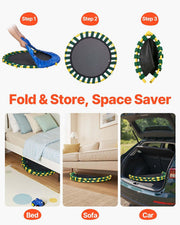 3FT Kids Trampoline with Foam Handle
