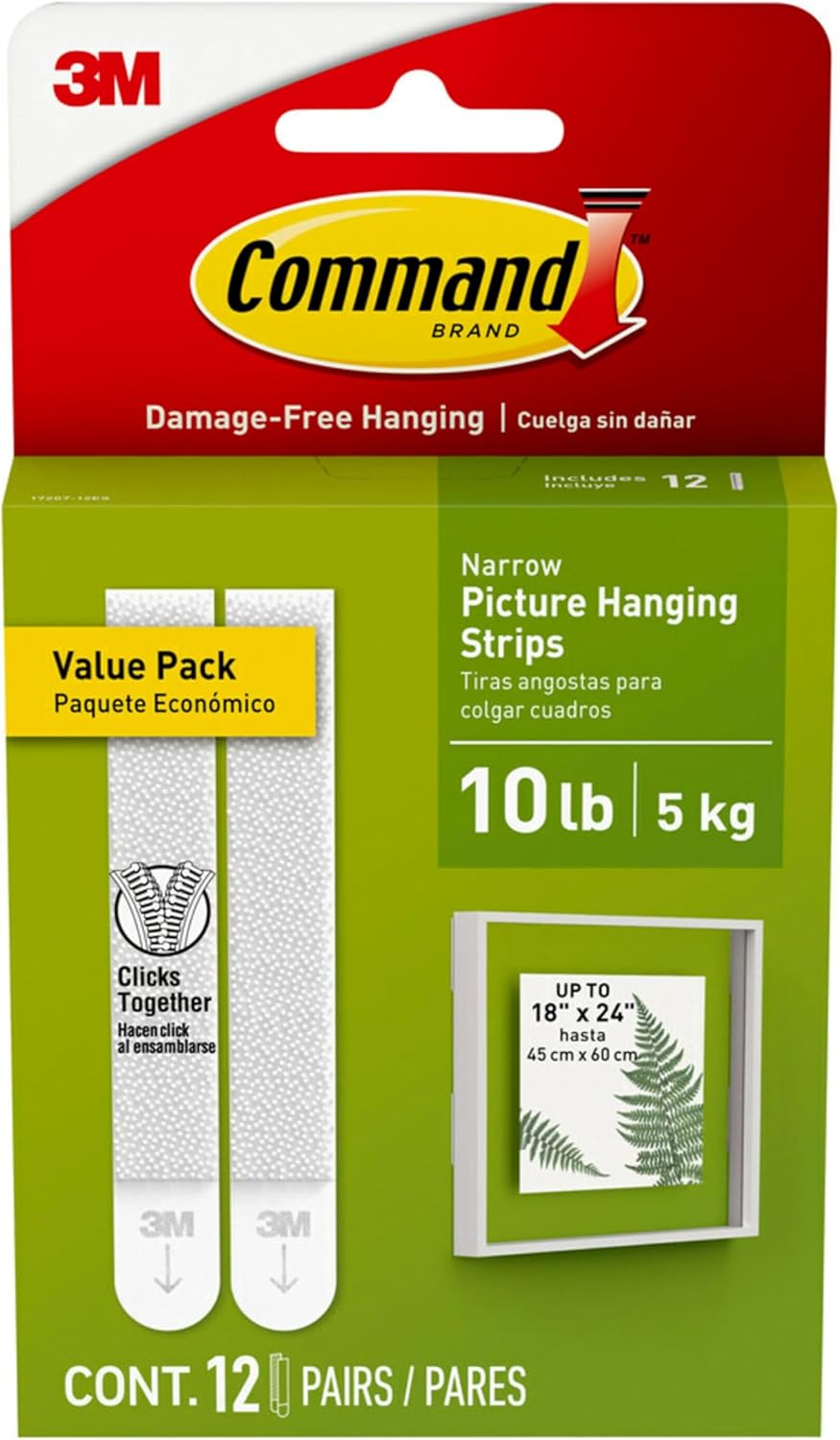 Narrow Picture Hanging Strips
