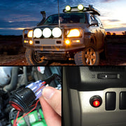 Nilight NI-WA-06 LED Light Bar Wiring Harness Kit – 12V, 2 Leads