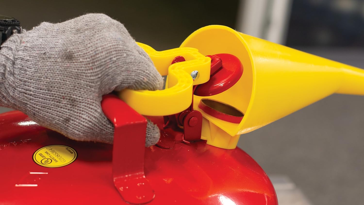 Eagle Plastic Funnel for Type I Safety Cans, 5" x 7" x 12"
