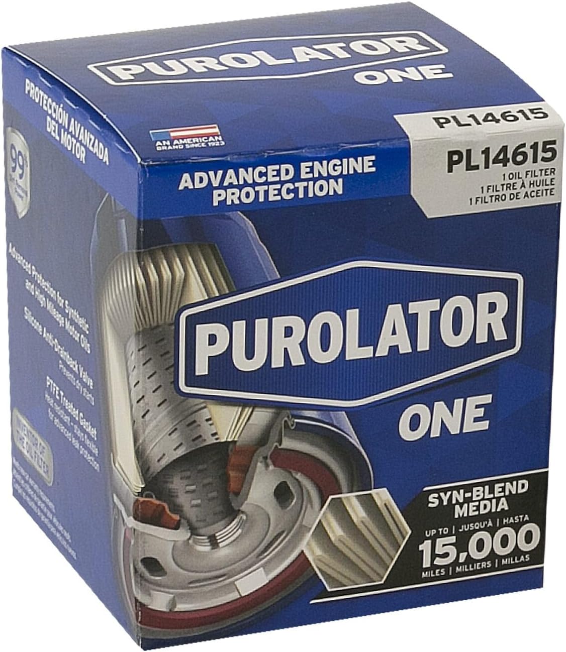 PurolatorONE Advanced Engine Protection Spin-On Oil Filter – PL14615