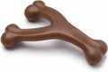 Peanut Butter Flavor Wishbone Dog Chew Toy