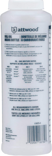 Wide-Mouth Marine Fuel & Oil Mixing Bottle