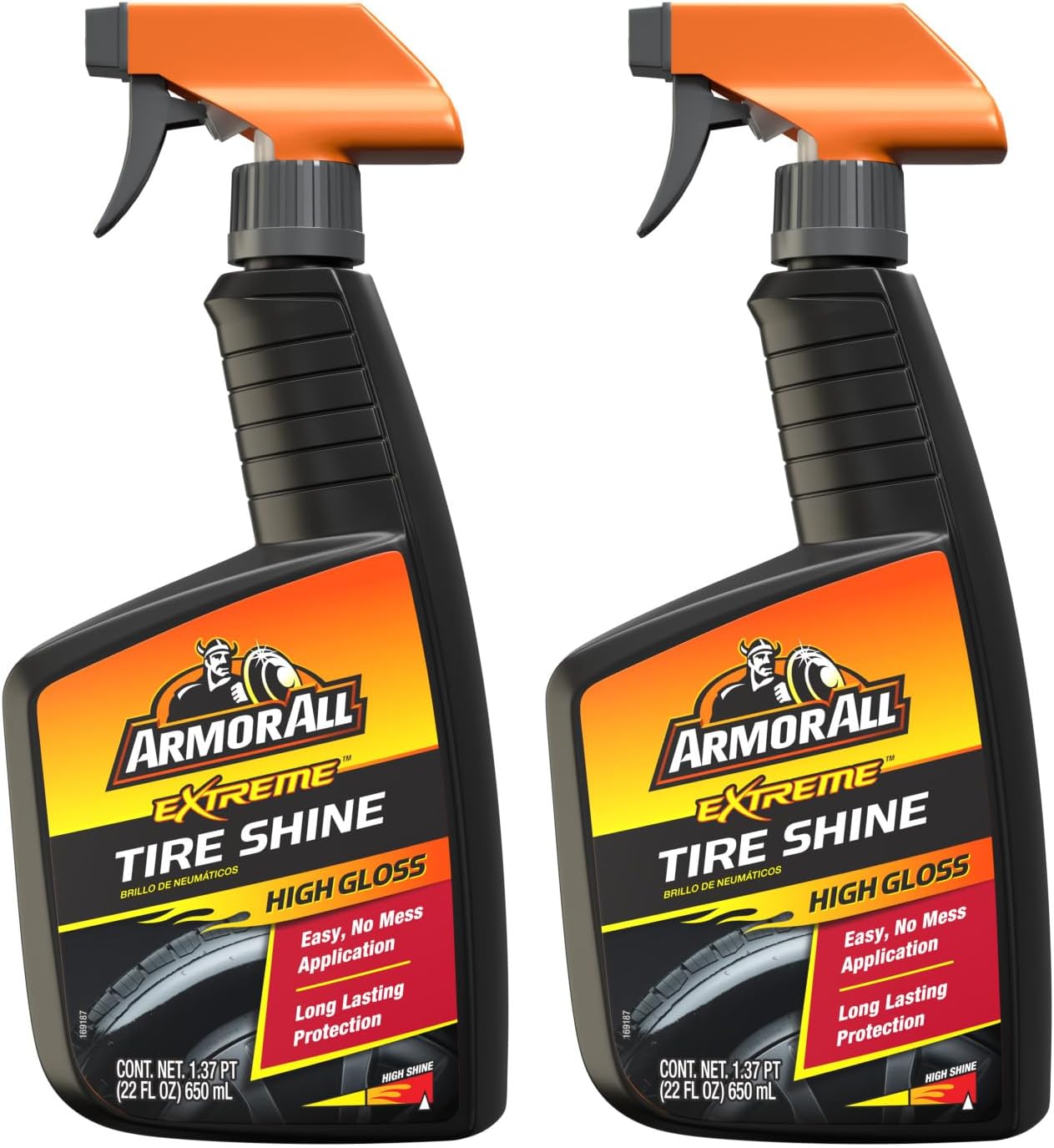 No-Wipe Tire Shine Spray – 2 Pack