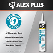 White Acrylic Latex Caulk with Silicone