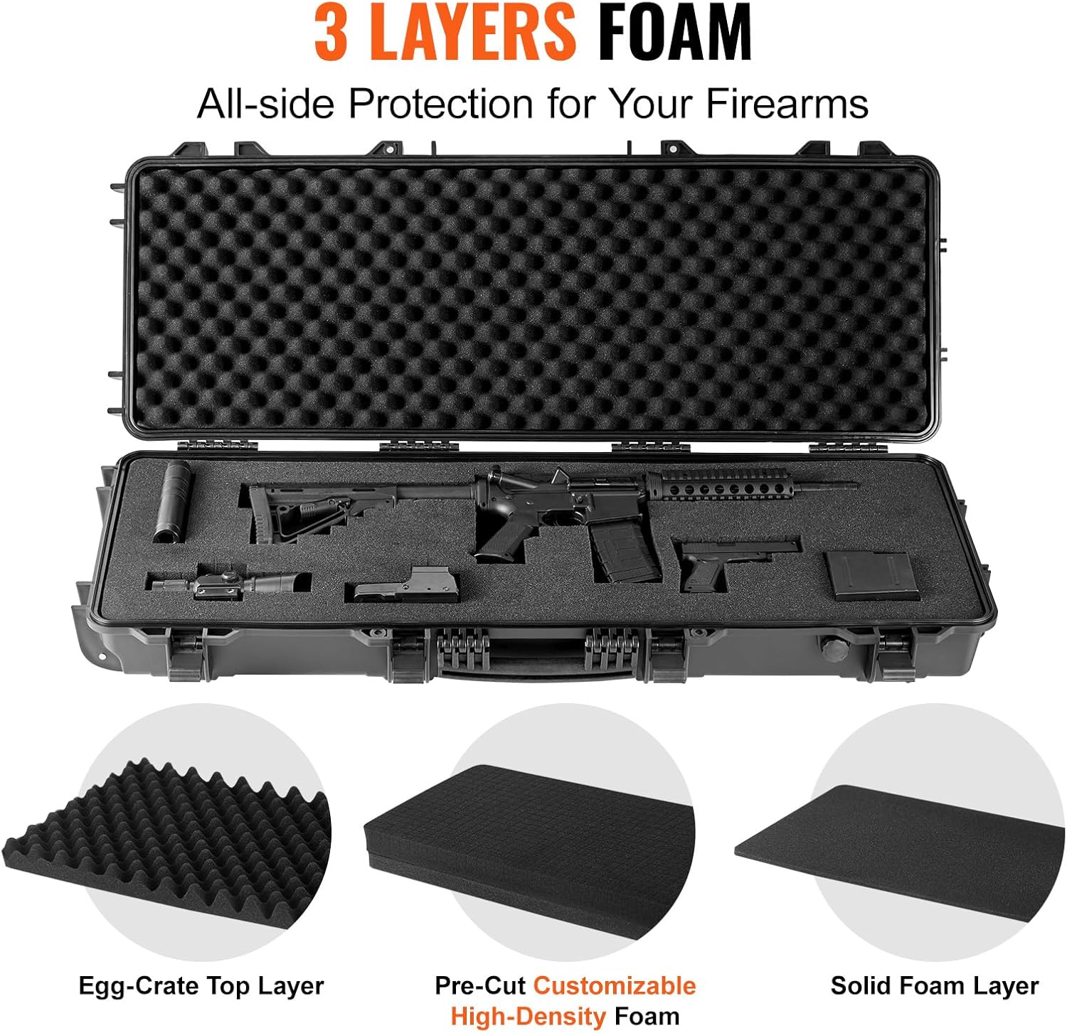 Rifle Hard Case with Wheels