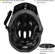 Lightweight Mountain Bike Helmet with Visor