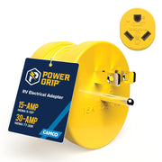 15-Amp Male to 30-Amp Female RV Power Adapter
