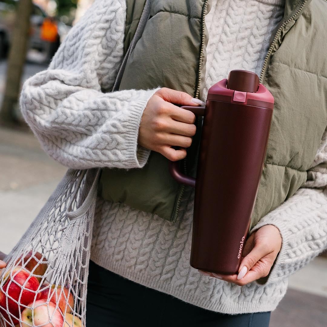 40 Oz Insulated Stainless Steel Tumbler with Straw