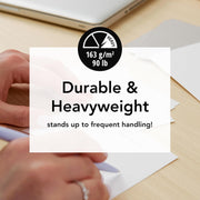 White Index Cardstock