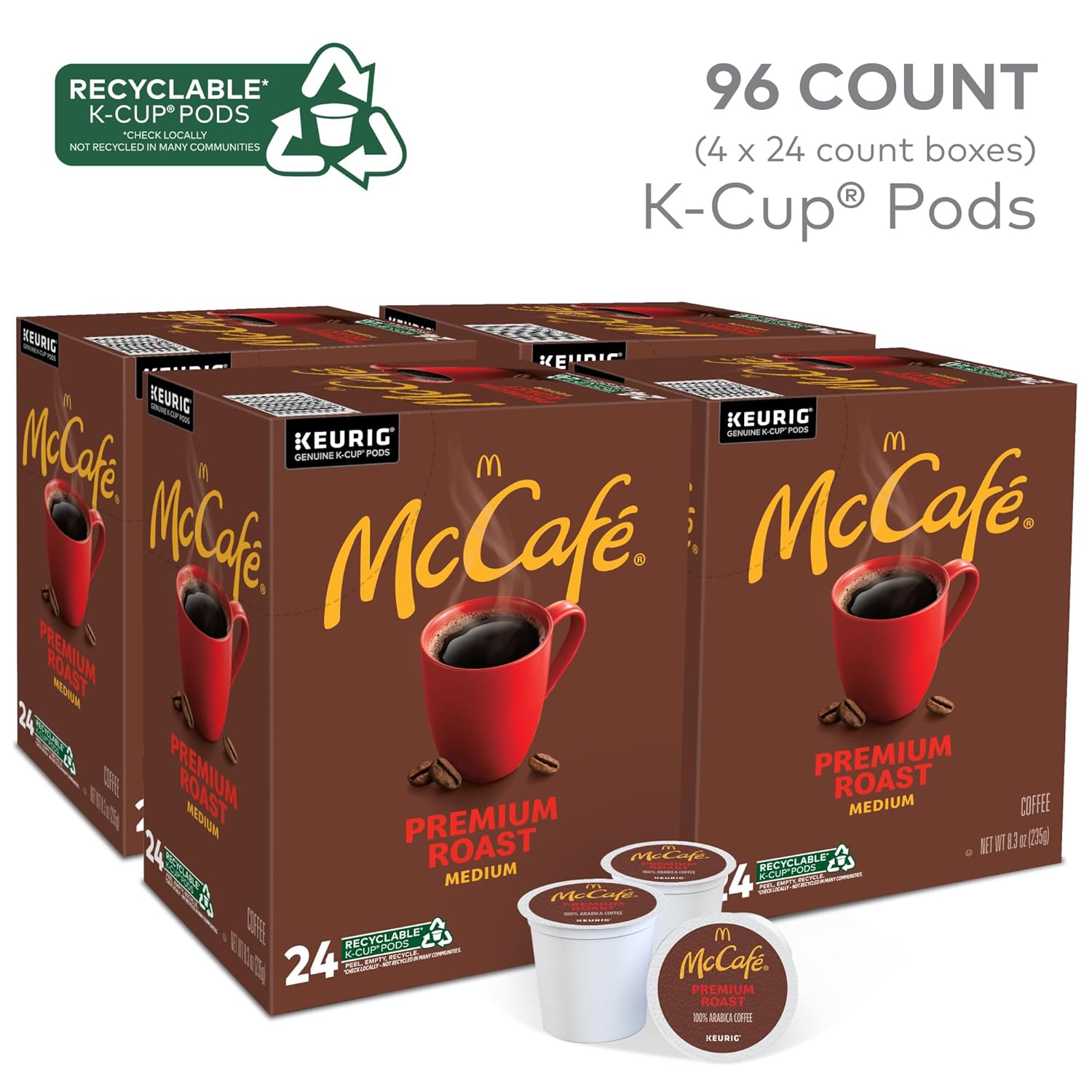 Premium Medium Roast Coffee Pods