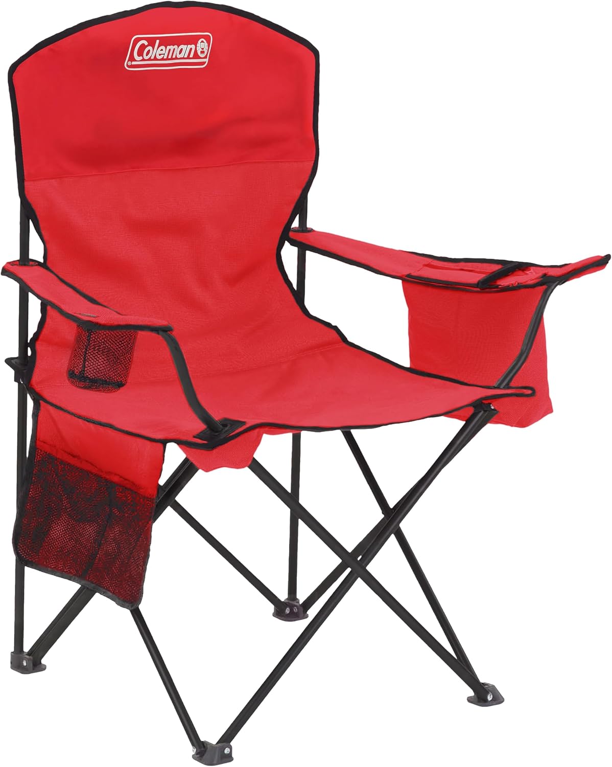 Coleman Portable Camping Chair with 4-Can Cooler
