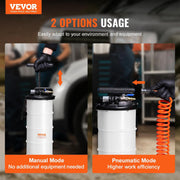 6.5L Pneumatic & Manual Automotive Fluid Extractor Pump