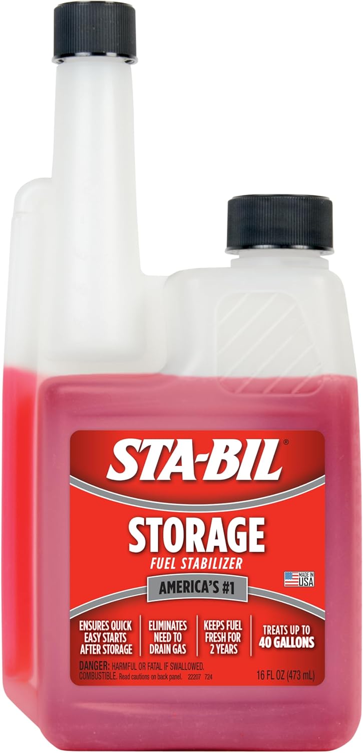STA-BIL Storage Fuel Stabilizer – 16 Oz, Treats 40 Gallons