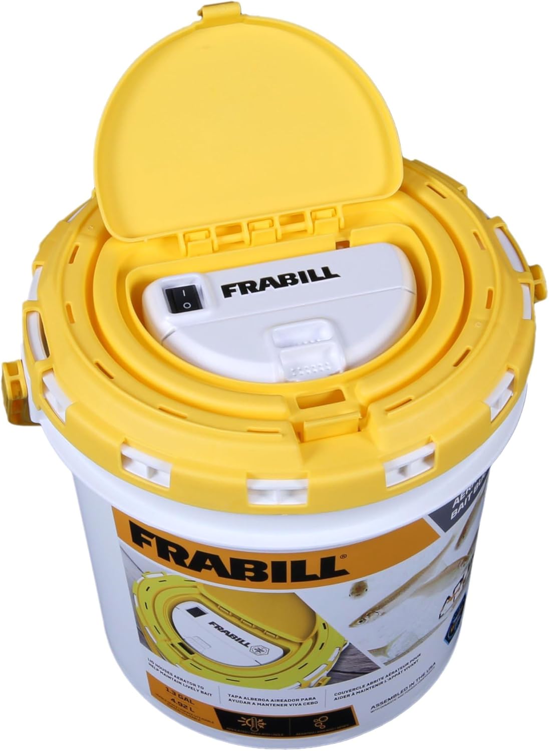 Insulated Fishing Bucket with Accessories