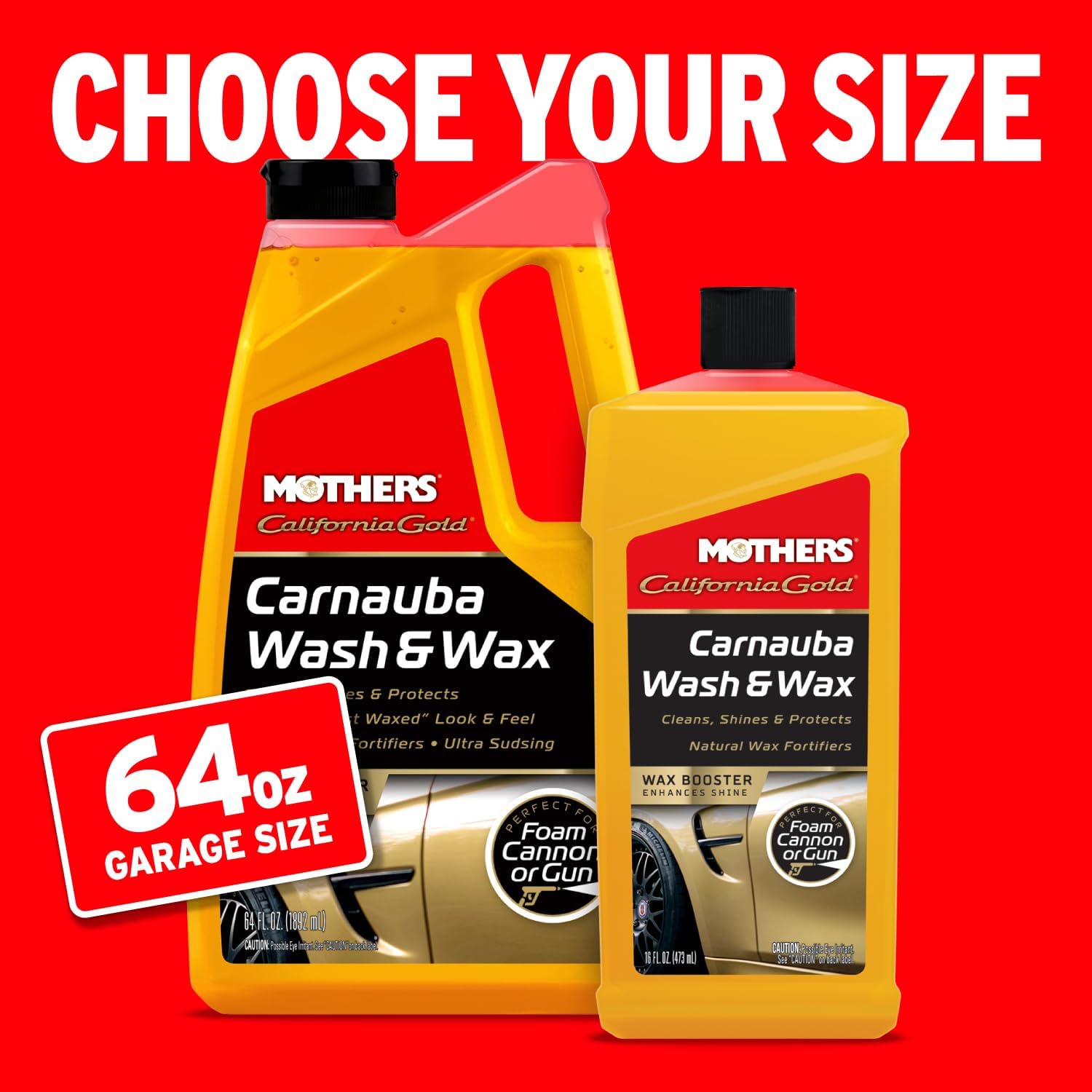 Carnauba Car Wash & Wax Shampoo – 64 oz
