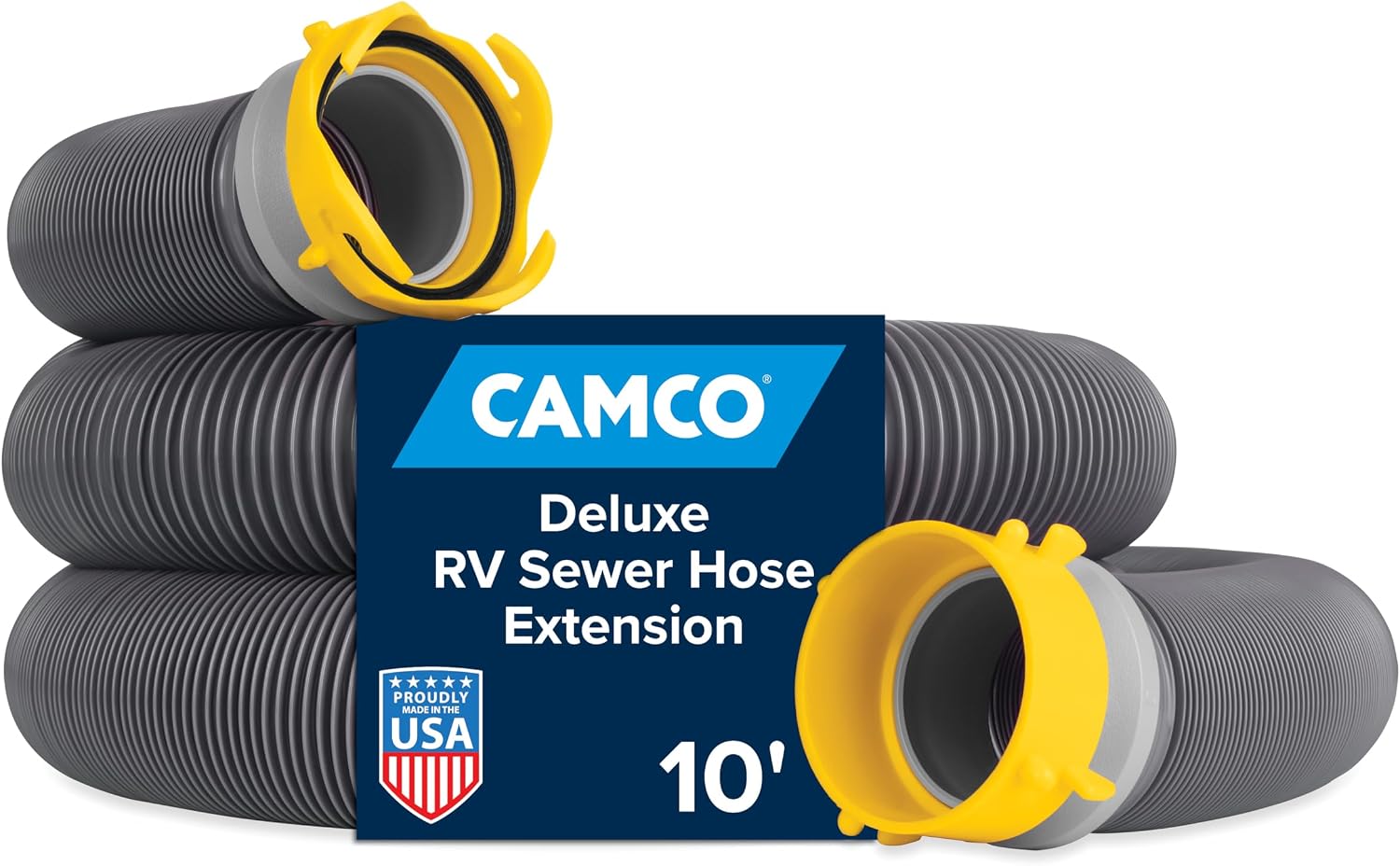Camco Deluxe 10-Foot RV Sewer Hose Extension – 39665