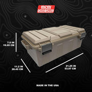Water-Resistant Divided Utility Storage Crate