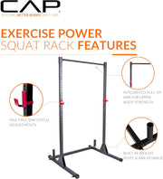 Heavy-Duty Power Rack for Strength Training