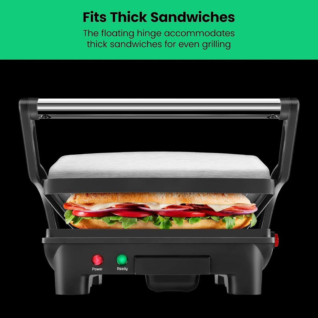 4-Slice Panini Press & Contact Grill