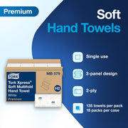 Soft Multifold Paper Hand Towels – 16 Pack