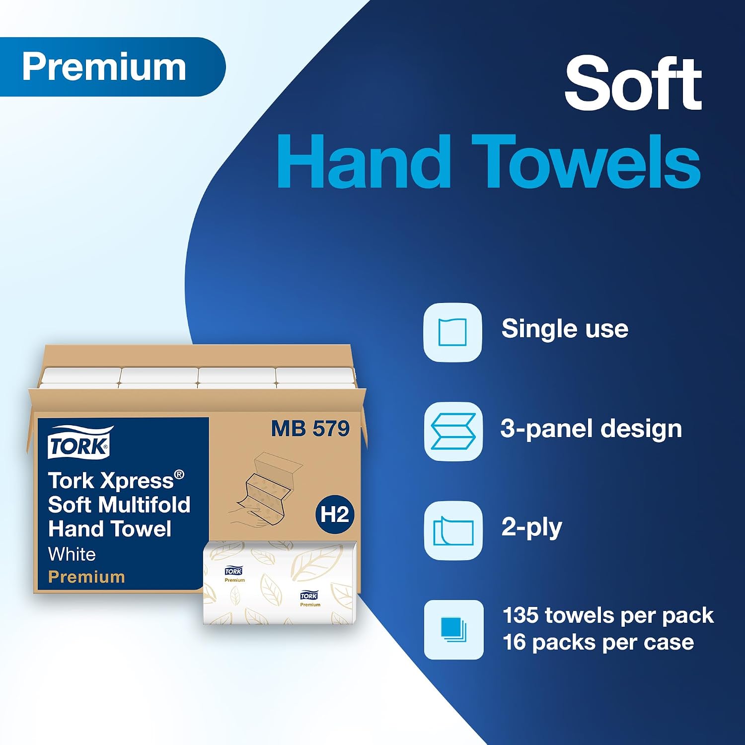 Soft Multifold Paper Hand Towels – 16 Pack
