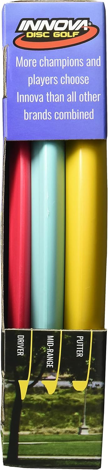 Disc Golf Starter Set – Driver, Mid-Range & Putter (3-Pack)