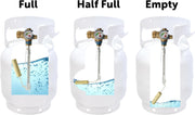 5 lb Steel Propane Tank with Built-In Gauge