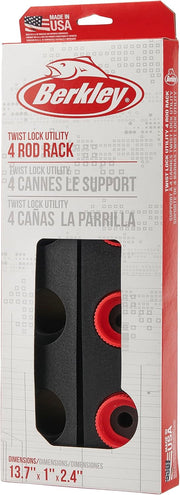 4-Rod Twist Lock Fishing Rack