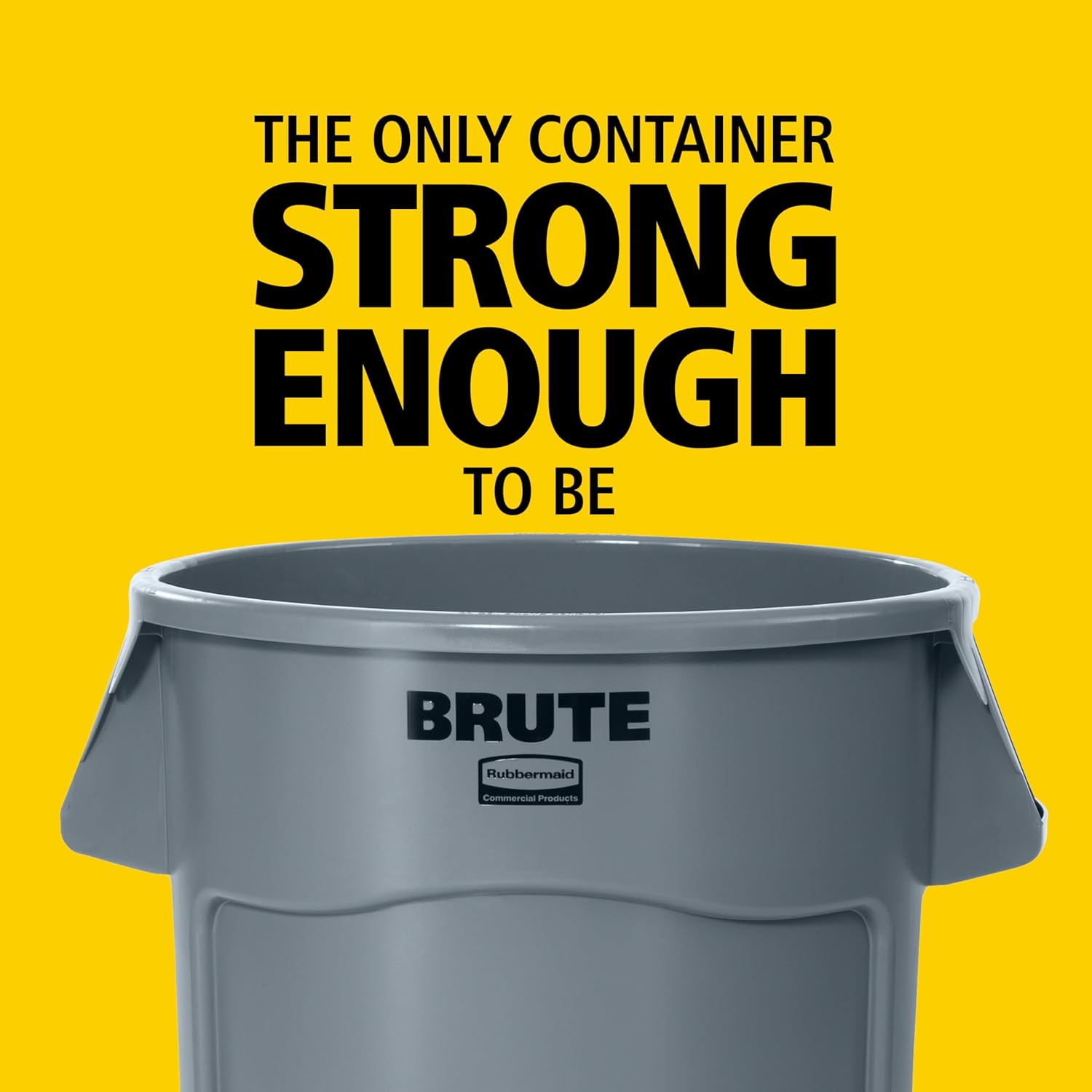 Heavy-Duty Round Trash Can