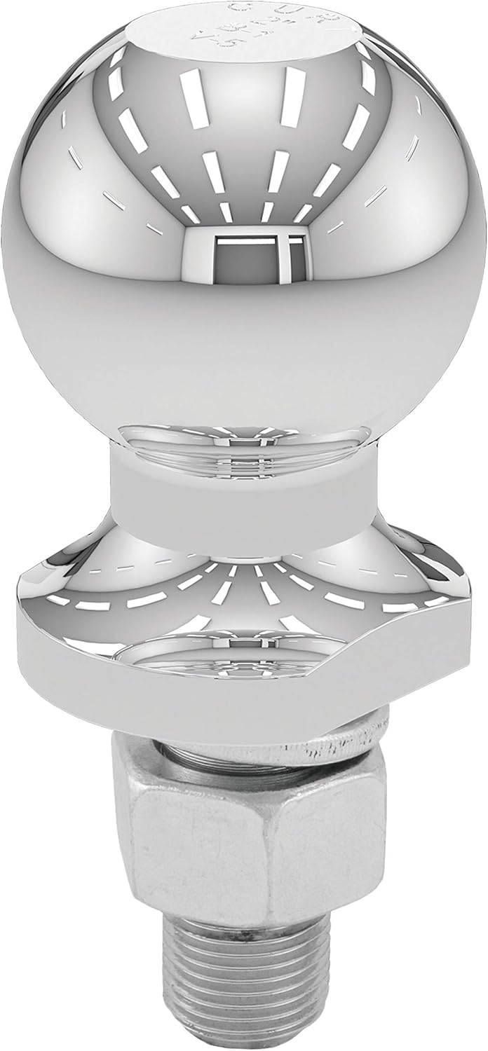 2-Inch Chrome Trailer Hitch Ball – 3,500 lb Capacity