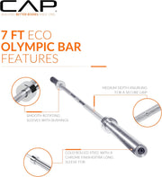 CAP Olympic 7 ft Barbell Weight Bar