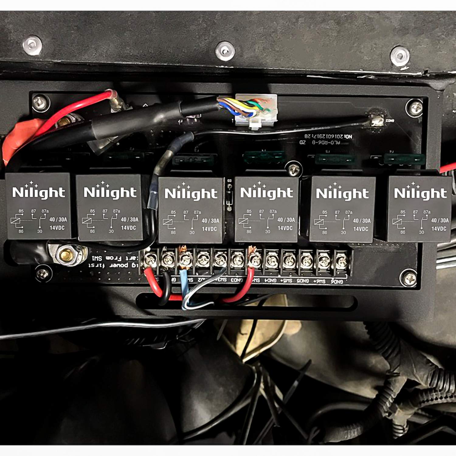 12V 30/40A 5-Pin SPDT Automotive Relays – 10 Pack