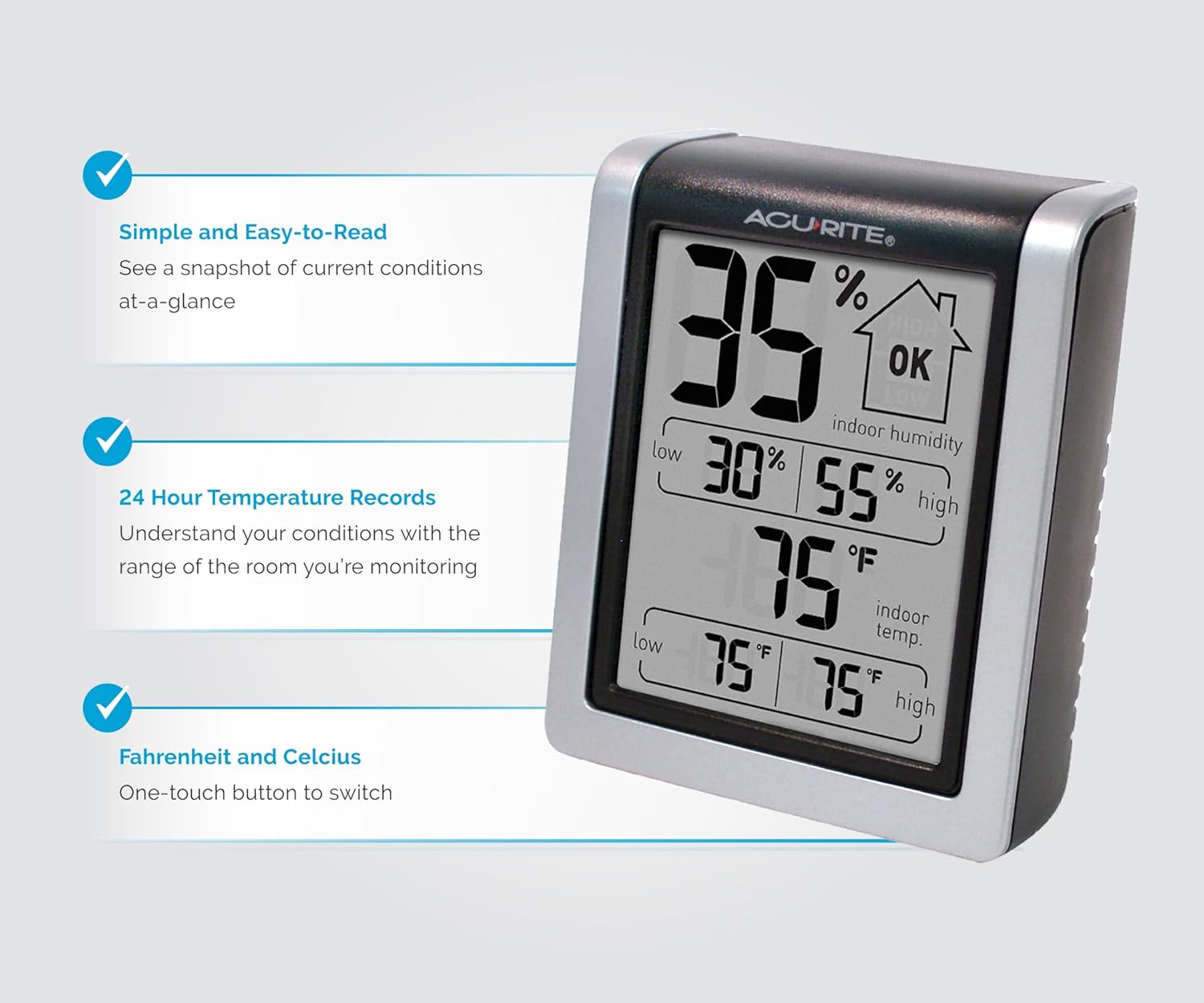 Digital Thermometer Hygrometer