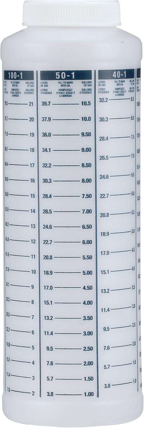 Wide-Mouth Marine Fuel & Oil Mixing Bottle