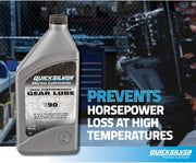 Quicksilver SAE 90 High Performance Gear Lube – 32 Oz