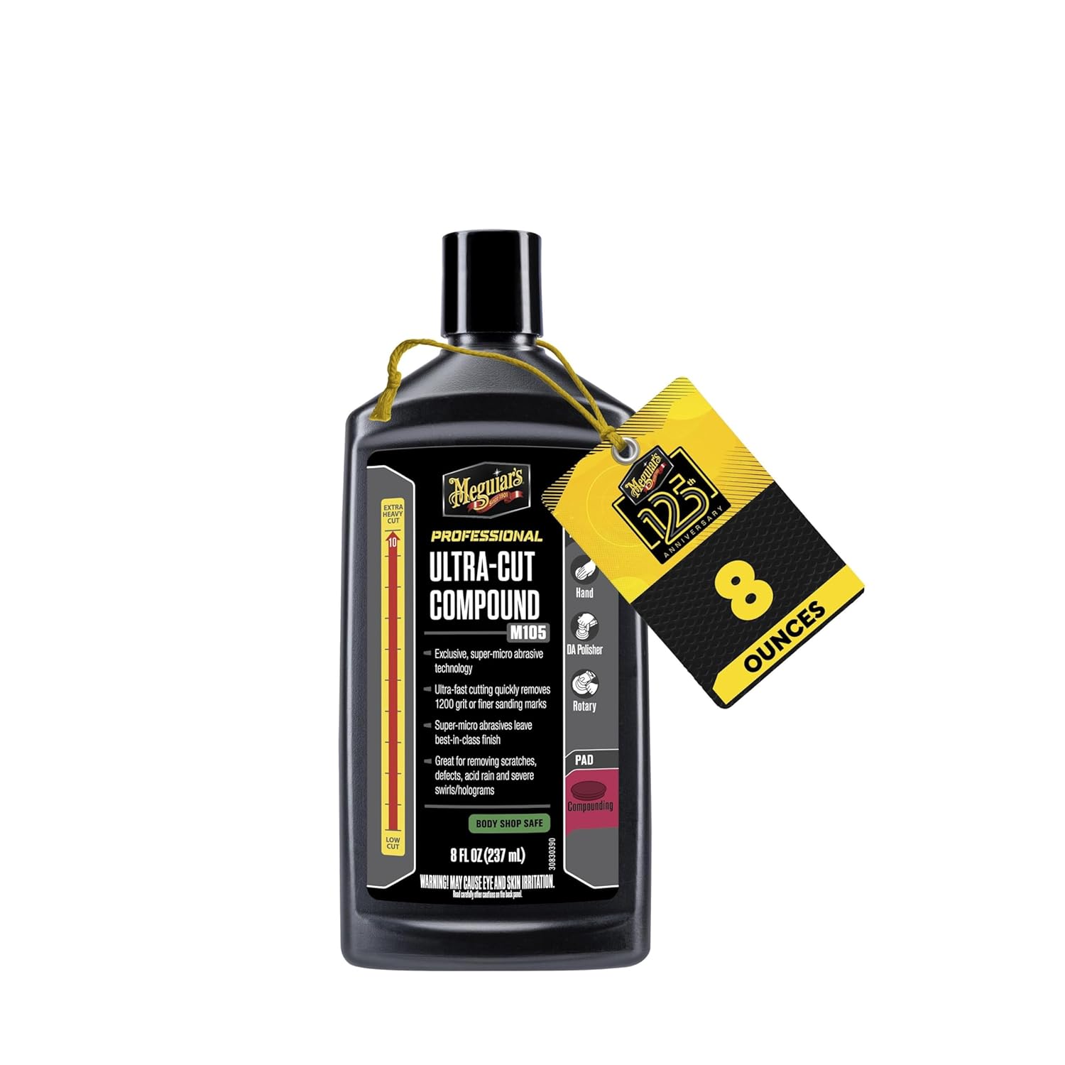 Meguiar’s M105 Ultra-Cut Compound – 8 Oz