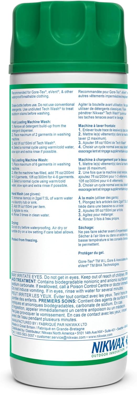 Technical Cleaner for Waterproof Jackets & Outdoor Gear